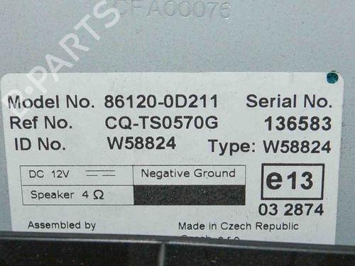 Module électronique TOYOTA YARIS (_P9_) 1.4 D-4D (NLP90_, NLP90R) (90 hp) 6720954