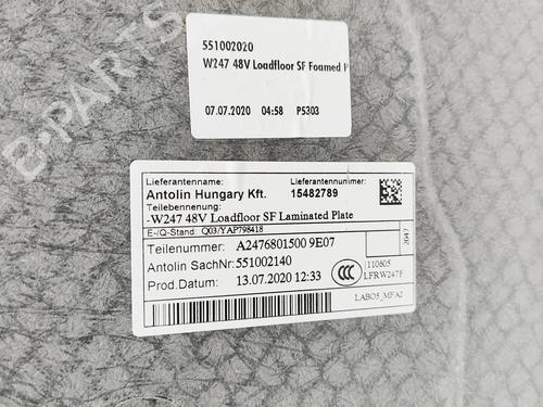 Plancher du coffre MERCEDES-BENZ GLA (H247) GLA 200 (247.787) | BP30857014I33