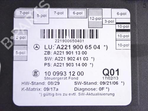 Electronic module MERCEDES-BENZ S-CLASS (W221, V221) S 350 CDI (221.022, 221.122) | BP33350068M83  - Image 5