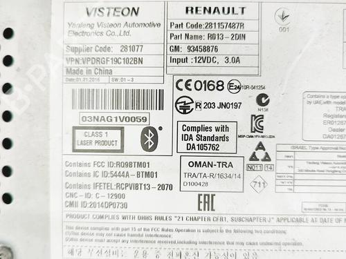 Electronic module OPEL VIVARO B Van (X82) 1.6 CDTI (05) | BP36068103M83 - Image 7