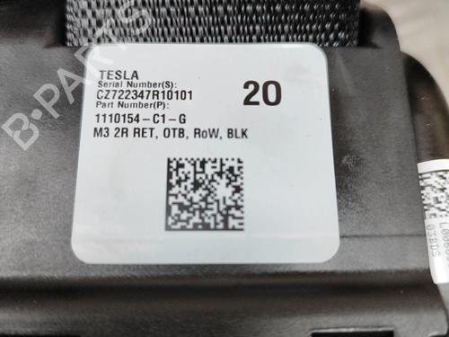 Rear left seatbelt TESLA MODEL 3 (5YJ3) EV AWD | BP27768568I29  - Image 7
