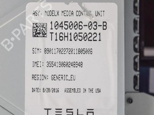 Ferdsskriver TESLA MODEL X (5YJX) 90D AWD | BP20233172C48 