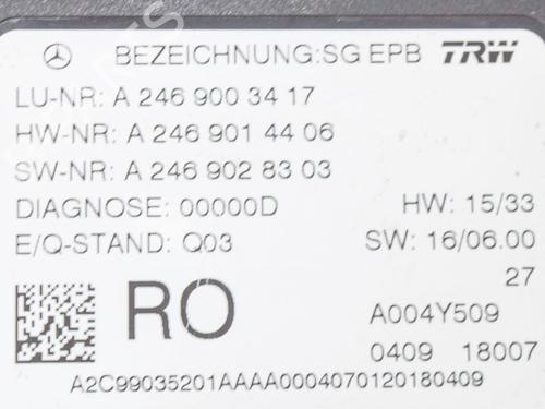 Electronic module MERCEDES-BENZ CLA Coupe (C117) CLA 220 CDI / d (117.303) | BP7739382M83 