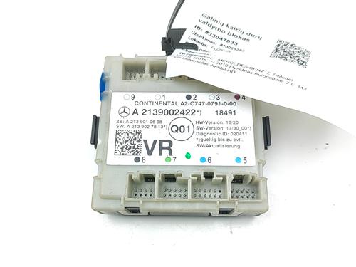 Elektronisk modul MERCEDES-BENZ E-CLASS T-Model (S213) E 220 d 4-matic (213.205) (194 hp) 30492953