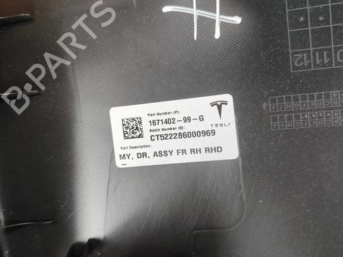 Front right panel TESLA MODEL Y (5YJY) EV Rear-Wheel Drive | BP33331690C59 - Image 8