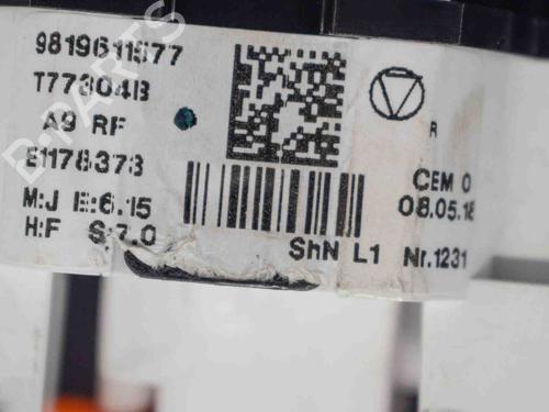 Climate control PEUGEOT 208 I (CA_, CC_) 1.2 VTI 82 | BP6747577I5 