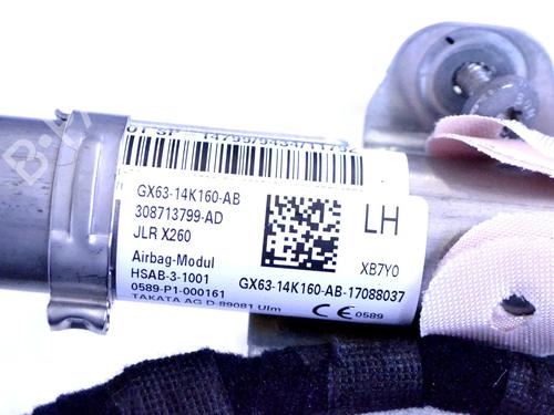 Left curtain airbag JAGUAR XF II (X260) 2.0 D | BP30236893C11 