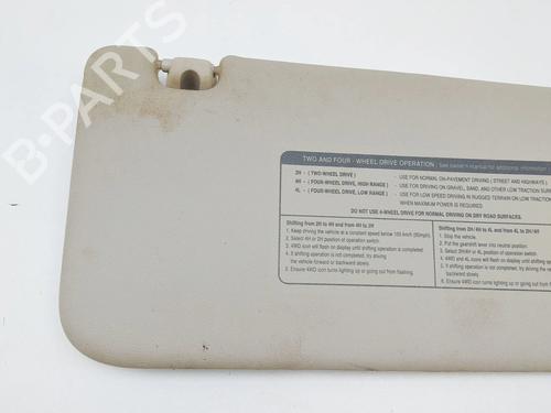 Right sun visor ISUZU D-MAX II (TFR, TFS) 2.5 CRDi 4x4 (TFS86J) | BP39243966I2 - Image 2