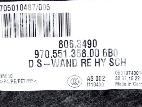 Boot lining PORSCHE PANAMERA (970) 3.0 S E-Hybrid | BP14617566I3 
