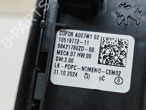 Right front window switch JEEP AVENGER (J2) 1.2 GSE T3 | BP28590442I26 