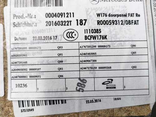 Front right panel MERCEDES-BENZ A-CLASS (W176) A 180 CDI / d (176.012) | BP33331687C59 - Image 7