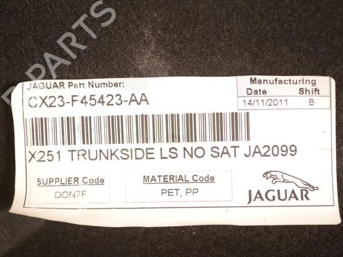 Boot lining JAGUAR XF I (X250) 5.0 | BP30269141I3  - Image 7