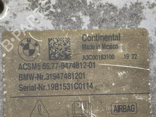 Kollisjonspute styreenhet BMW X5 (G05, F95) xDrive 30 d | BP27760078M53 