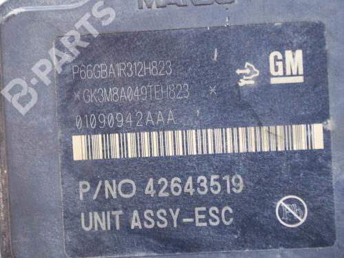ABS Bremseaggregat OPEL MOKKA / MOKKA X (J13) 1.4 (_76) | BP8843600M43 