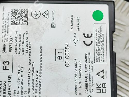 Electronic module RENAULT AUSTRAL E-TECH 200 Hybrid (HGM2) | BP38500145M83 - Image 8
