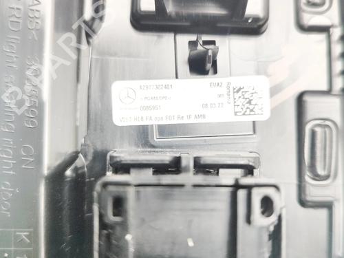Right rear window switch MERCEDES-BENZ EQS (V297) EQS 450+ (297.123) | BP39030502I28 - Image 8