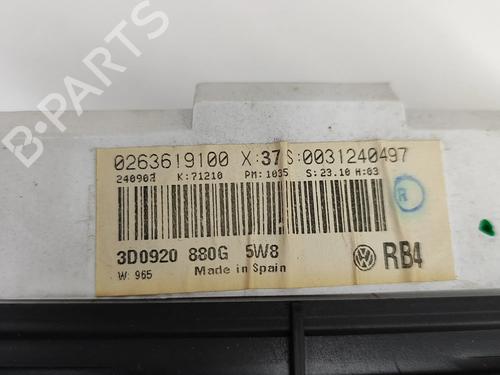 Instrument cluster VW PHAETON (3D1, 3D2, 3D3, 3D4, 3D6, 3D7, 3D8, 3D9) 6.0 W12 4motion | BP24307744C47 