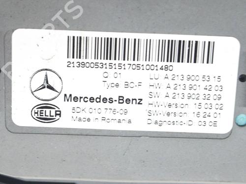 Electronic module MERCEDES-BENZ E-CLASS (W213) E 350 e (213.050) | BP7853067M83 