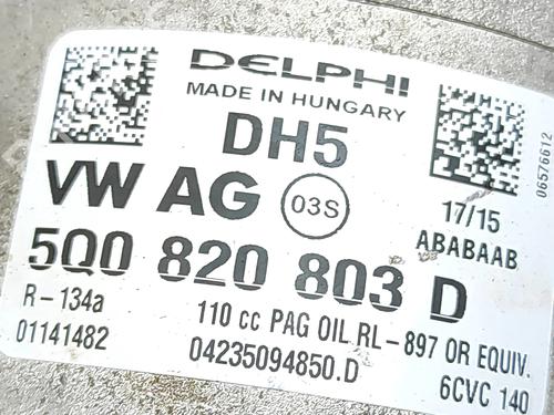 AC compressor VW PASSAT B8 (3G2, CB2) 1.4 TSI | BP32254793M34 