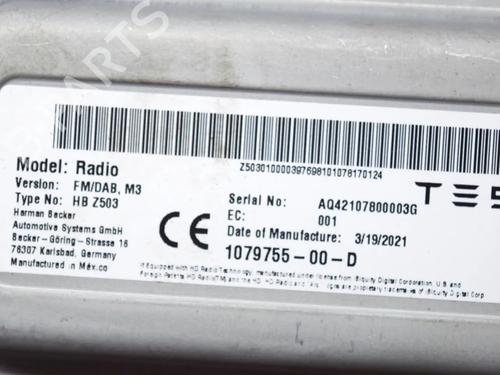 Elektronisk modul TESLA MODEL 3 (5YJ3) EV AWD | BP27755584M83