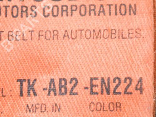 Front right seatbelt MITSUBISHI SPACE WAGON (N9_W, N8_W) 2.4 GDI (N84W) | BP10401278I25 