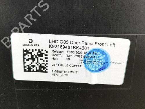Front left panel BMW X5 (G05, F95) xDrive 45 e Plug-in Hybrid | BP36045493C58 - Image 5