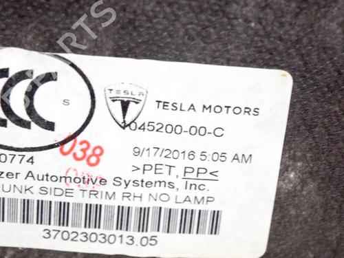 Boot lining TESLA MODEL S (5YJS) 75 | BP14631866I3 