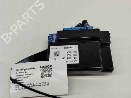 Elektronisk modul ISUZU D-MAX II (TFR, TFS) 2.5 CRDi (116 hp) 27783576