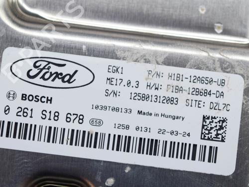 Engine control unit (ECU) FORD FIESTA VII (HJ, HF) 1.1 Ti-VCT | BP13929617M57 