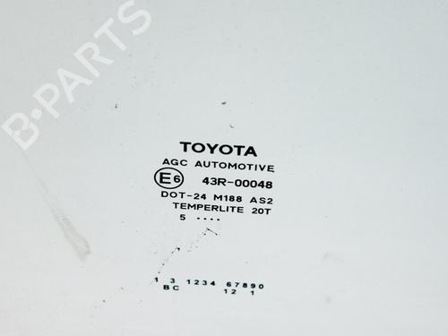 Rear right door window TOYOTA YARIS (_P13_) 1.5 Hybrid (NHP130_) | BP10402372C21 