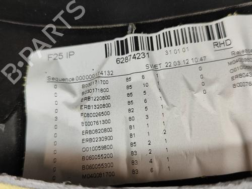 Dashboard BMW X3 (F25) xDrive 20 d | BP26713578C46 
