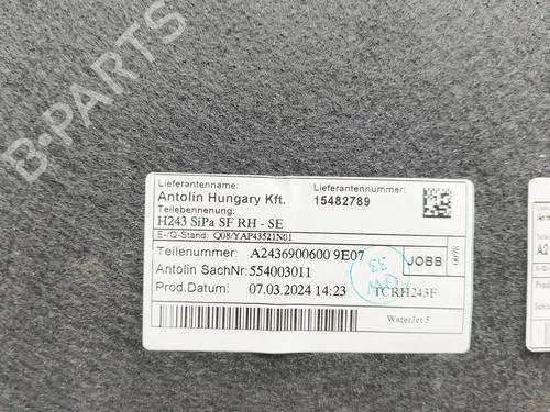 Boot lining MERCEDES-BENZ EQA (H243) EQA 250+ (243.702) | BP33383959I3 - Image 5