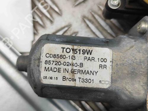 Rear right window mechanism TOYOTA AURIS Estate (_E18_) 1.8 Hybrid (ZWE186_, ZWE186R, ZWE186H) | BP29510886C25 
