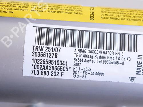 Passenger airbag PORSCHE CAYENNE (9PA) S 4.8 | BP30255246C10 