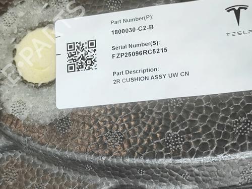 Sæde Bagtil TESLA MODEL 3 (5YJ3) EV | BP34190380C17  - Image 9