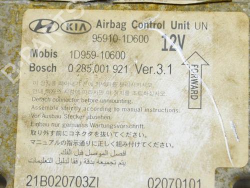 ECU airbags KIA CARENS III MPV (UN) 2.0 CVVT | BP8624816M53 