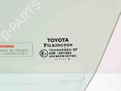 Front left door window TOYOTA YARIS (_P13_) 1.5 Hybrid (NHP130_) | BP8145004C18 