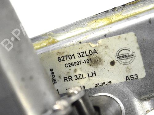 Rear left window mechanism NISSAN PULSAR Hatchback (C13) 1.2 DIG-T | BP30227847C24