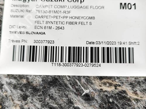 Luggage compartment floor SUZUKI SX4 S-Cross (JY) 1.4 Hybrid (Mild Hybrid) (AKK 414) | BP30708554I33 