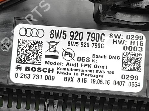 Instrument cluster AUDI A4 Allroad B9 (8WH, 8WJ) 3.0 TDI quattro | BP31859492C47 