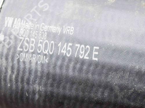 Intercooler pipe VW GOLF VII (5G1, BQ1, BE1, BE2) 2.0 GTI | BP15375822M127