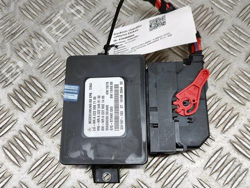 Used Electronic module Electronic module MERCEDES-BENZ S-CLASS (W222, V222, X222) S 500 (222.082, 222.182) (435 hp) 27791682 27791682