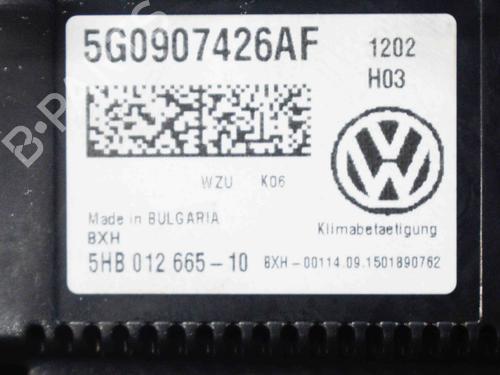 Airco bedieningspaneel VW PASSAT B8 (3G2, CB2) 1.6 TDI | BP6757396I5 