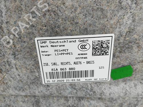 Boot lining AUDI Q2 (GAB, GAG) 35 TFSI | BP33331519I3 - Image 8