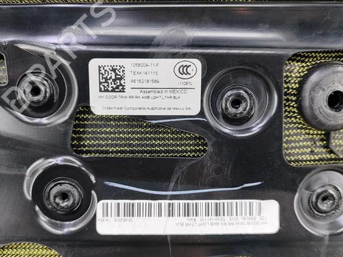 Høyre bakpanel TESLA MODEL X (5YJX) 90D AWD | BP34217864C61  - Image 5