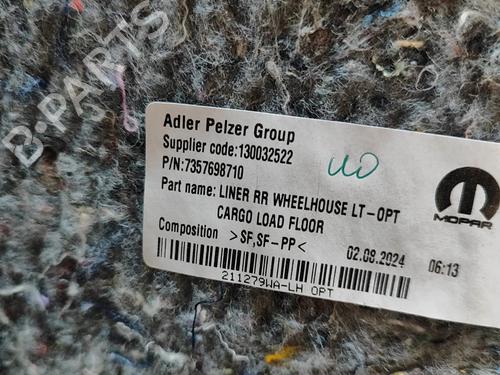 Boot lining JEEP AVENGER (J2) 1.2 GSE T3 | BP28556600I3 