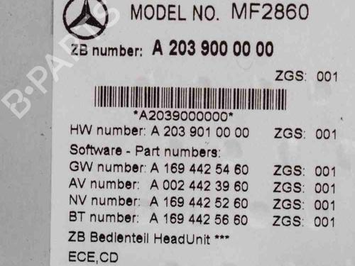 Electronic module MERCEDES-BENZ CLC-CLASS (CL203) CLC 220 CDI (203.708) | BP6747373M83 