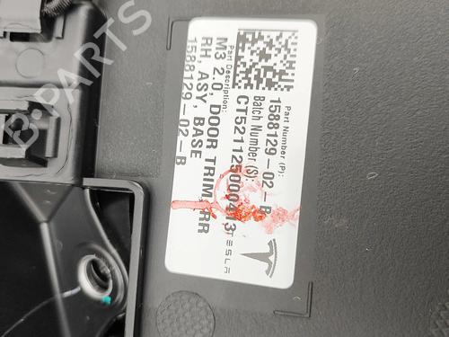 Rear right panel TESLA MODEL 3 (5YJ3) EV AWD | BP33389510C61 - Image 10