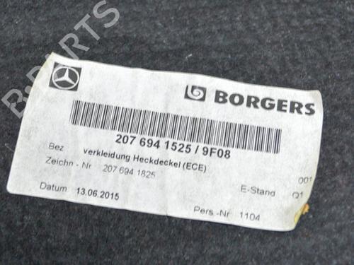 Boot lining MERCEDES-BENZ E-CLASS Convertible (A207) E 220 CDI / BlueTEC / d (207.402, 207.401) | BP7853965I3 