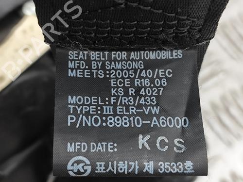 Rear left seatbelt HYUNDAI i30 (GD) 1.6 CRDi | BP34101903I29  - Image 6